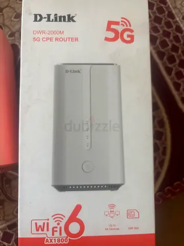 D-Link DWR-2000M 5G CPE Router (AX1800) - Unboxed, Good Condition