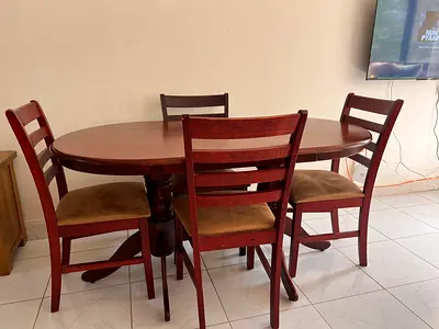 Pure wood Dining Table with 4 chairs for sale