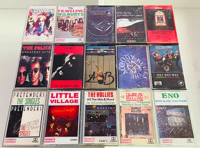 15 Classic Rock Music Cassettes