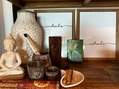 Assorted Home Décor  Incense Set — Decorative Buddha, Votive Holders, Burner