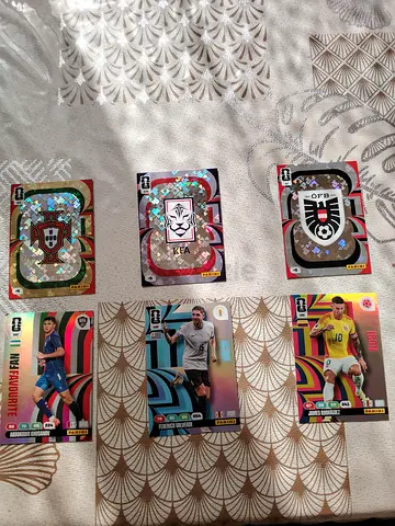 Panini FIFA World Cup Collector Cards - Assorted Team  Player Cards (6 pcs)