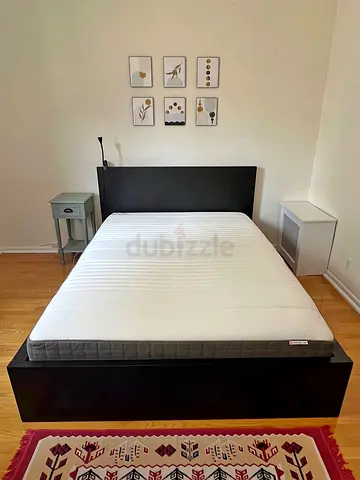 IKEA Bed and mattres / queen size