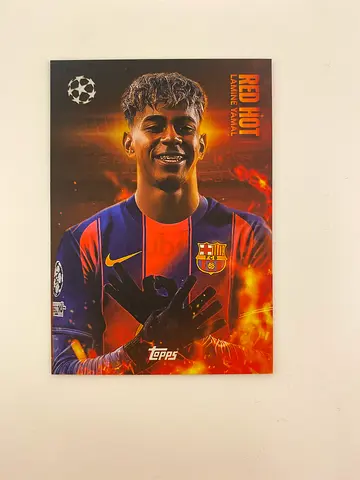 Red hot rare lamine Yamal card