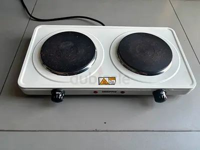 Double Electric Hot Plate Cooker - 2 Burner Portable Stove