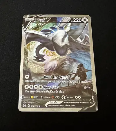 Pokemon Lugia V Silver Tempest