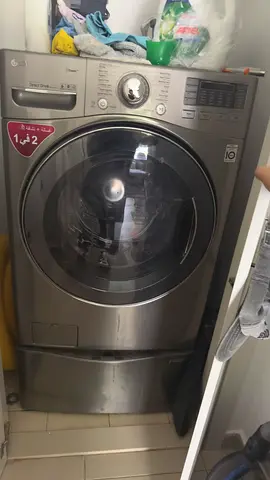 LG Front Load Washer Dryer Steam  - 18kg, Silver, Good Working Condition , Twin Wash