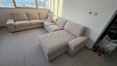 Almost like new condition ikea kivik U shape sofa beige