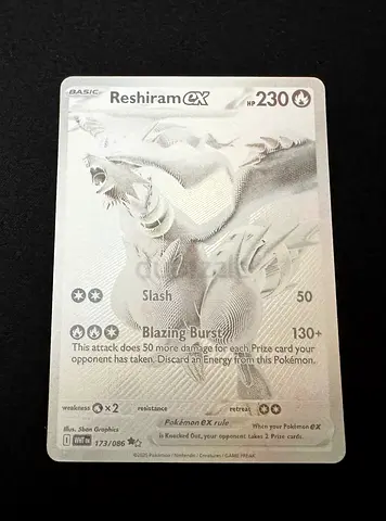 Pokemon Reshiram BWR White Flare