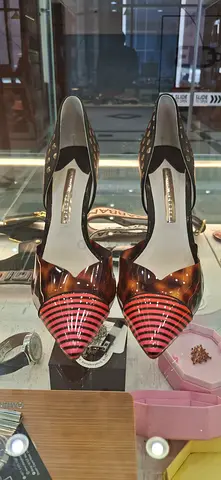 Sophia Webster Tortoise and Pink Patterned Pumps