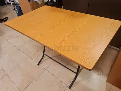 Light Oak Folding Dining/Work Table - Excellent Condition