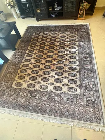 Traditional Patterned Area Rug with Fringes 260*200