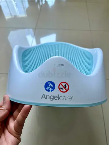 Angelcare Baby Bath Support - Light Blue, Good Condition