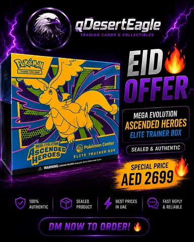 Pokémon Center Exclusive: Mega Evolution Ascended Heroes Elite Trainer Box