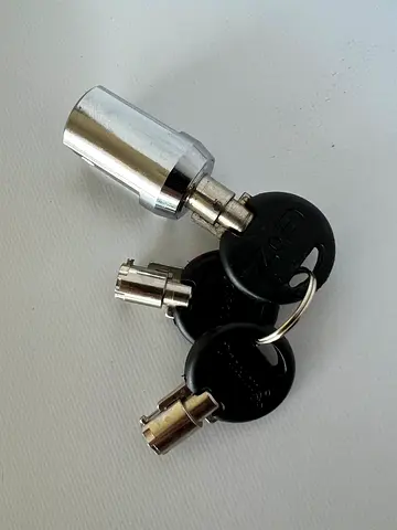 Z-CO Tubular Lock Cylinder + 3 Keys - High-Security Replacement, New