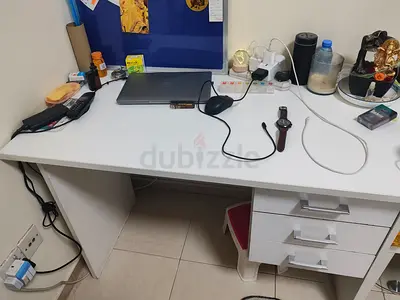 Office table with drawers
