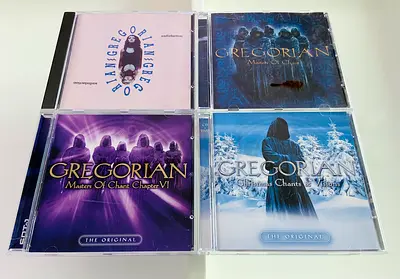 4 Gregorian Music CD’s