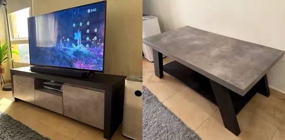 Tv unit and coffee table