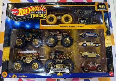 Hot Wheels Trucks, Monster Trucks Trophy Champions Collections