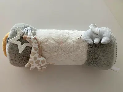 Mamas  Papas Grey Tummy Time Support Pillow