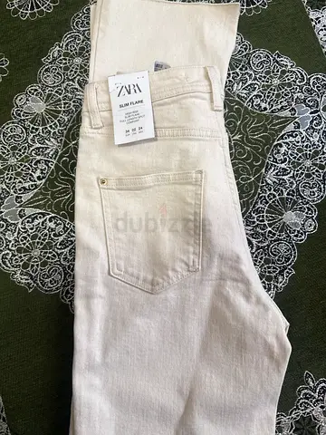 Zara High Rise Slim Flare Pants
