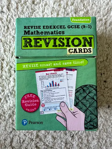 Revise Edexcel GCSE (9-1) Mathematics Revision Cards (Foundation)