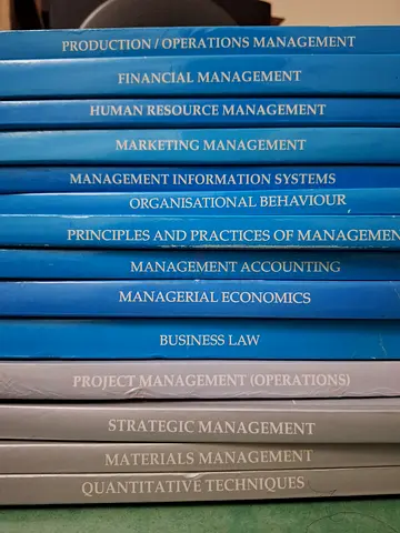 Set of Management  Business Textbooks (Operations,Finance,HR,Marketing, Accounting, Economics, Law)