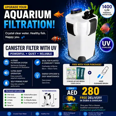 SUNSUN HW303B EXTERNAL CANISTER FILTER