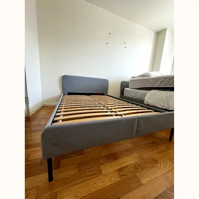 IKEA slattum queen bed and mattress for sale