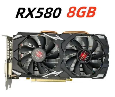 Used Radeon RX 580 8GB Graphics Card - Dual Fan