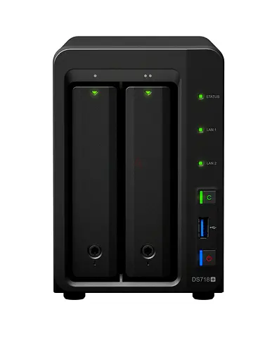 Synology 2-Bay NAS DS718+ (Used but new condition) - سيرفر خاص ساينولوجي