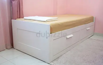 IKEA BRIMNES Daybed with 2 Storage Drawers  2 Mattresses — Complete Set!