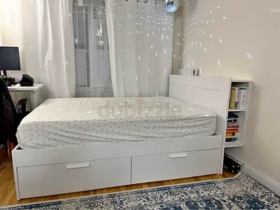 Ikea Bed and Mattress/Queen size