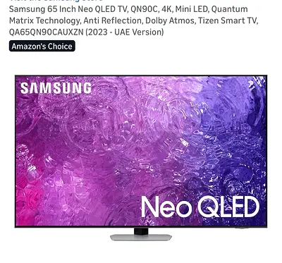 Samsung neo q led 65 inch TV ( broken )