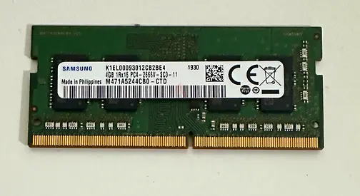 SAMSUNG DDR4-SODIMM 4GB (2666Mhz)