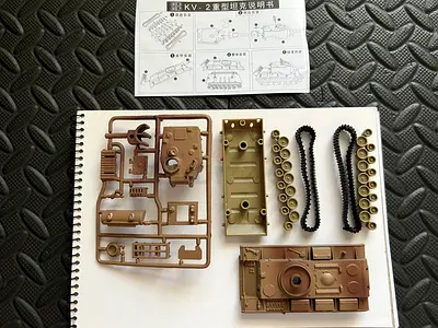 1:72 KV-2 Plastic Scale Model Tank