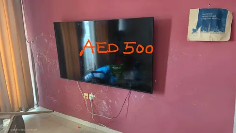 Used 63 led TV with wifi - Good Working Condition