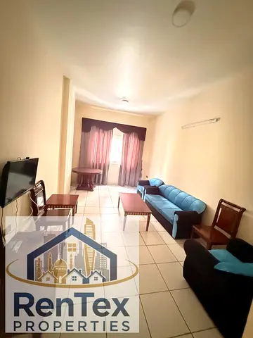 Fully furnished apartment two bedroom and two washroom for yearly payment only 38K Al nad area