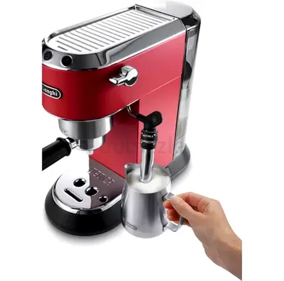 DeLonghi Dedica Espresso Machine in Red
