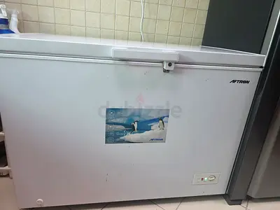 Aftron White Upright Chest Freezer - Good Working Condition