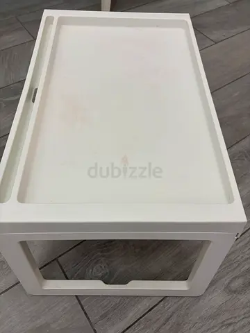Ikea White Portable Bed Tray / Table and Laptop Stand