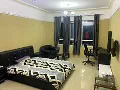 fully furnished private hall room 3 minutes distance from Cornish in al khan