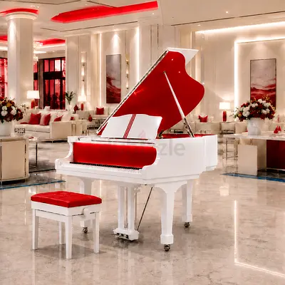 Grand Royale Red Edition With Self Playing Piano Disc (Bluetooth)