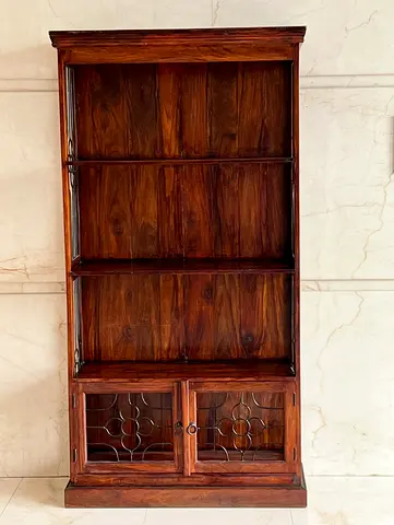 Marina solid wood bookcase