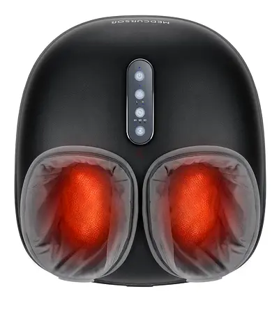 Medcursor Foot Massager Machine with Heat Function, Deep Kneading Massager, Multi-Level Settings