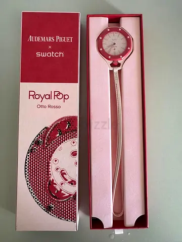 Audemars Piguet x Swatch Royal Pop Otto Rosso womens watch - like new in box
