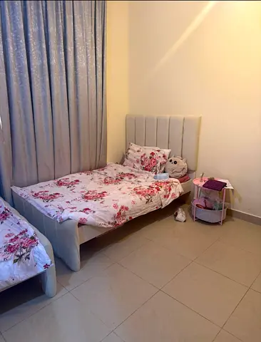 Comfortable Single Bed with Padded Headboard