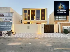Excellent villa in Al Zahiyah area, Ajman. Unique design. Freehold ownership for all nationalities.