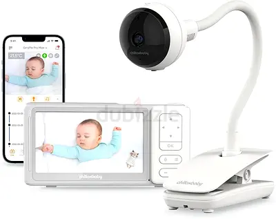 Chillax Baby Monitor with Camera and 4.3 Parent Unit - WiFi  App Compatible