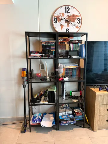 Ikea, glaess shelf x 4