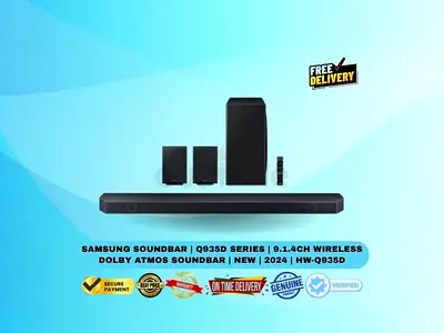 Samsung Soundbar | Q935D Series | 9.1.4CH Wireless Dolby Atmos Soundbar | New | 2024 | HW-Q935D